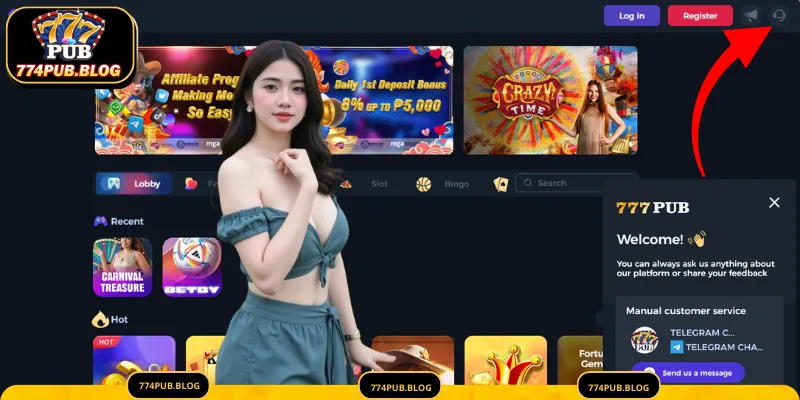 Iba't Ibang Paraan upang Makipag ugnayan sa 774PUB