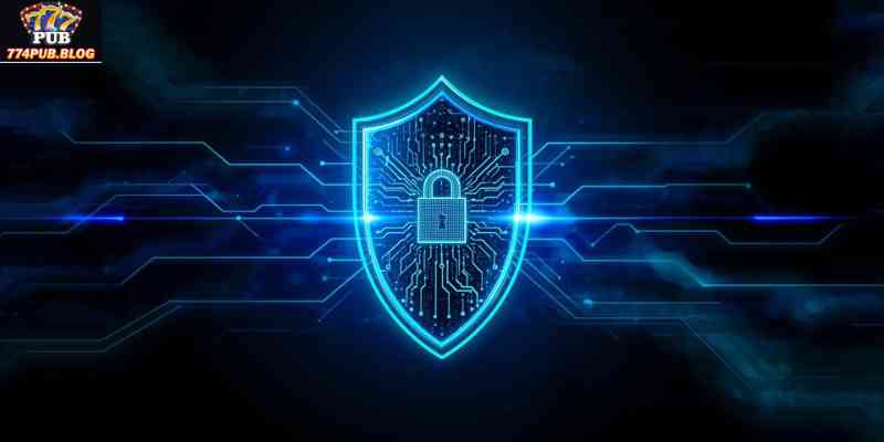 Digital cybersecurity protection shield for online casino platform