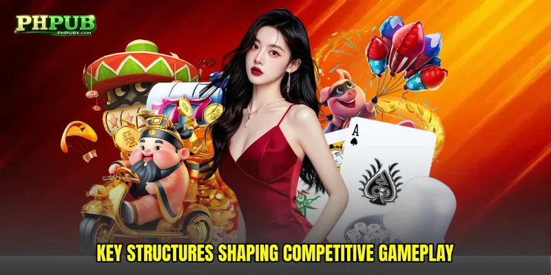Key structures shaping competitive gameplay